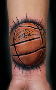 LeBron tattoos arm - LeBron tattoos back - LeBron James' tattoos high School - LeBron tattoos meaning - lebron james hand tattoo - LeBron tattoo lion