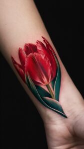 Tulip tattoo meaning - Tulip tattoos For females - Tulip tattoos small - Tulip tattoo Designs - Tulip tattoo black and white - Tulip tattoo male