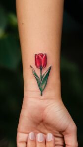 Tulip tattoo meaning - Tulip tattoos For females - Tulip tattoos small - Tulip tattoo Designs - Tulip tattoo black and white - Tulip tattoo male