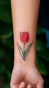 Tulip tattoo meaning - Tulip tattoos For females - Tulip tattoos small - Tulip tattoo Designs - Tulip tattoo black and white - Tulip tattoo male