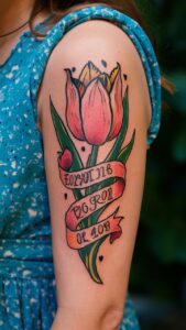 Tulip tattoo meaning - Tulip tattoos For females - Tulip tattoos small - Tulip tattoo Designs - Tulip tattoo black and white - Tulip tattoo male