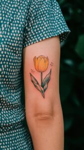 Tulip tattoo meaning - Tulip tattoos For females - Tulip tattoos small - Tulip tattoo Designs - Tulip tattoo black and white - Tulip tattoo male