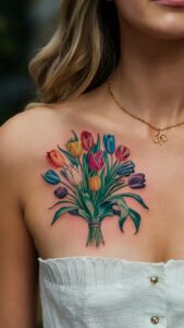 Tulip tattoo meaning - Tulip tattoos For females - Tulip tattoos small - Tulip tattoo Designs - Tulip tattoo black and white - Tulip tattoo male