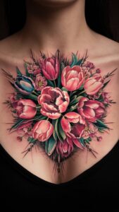 Tulip tattoo meaning - Tulip tattoos For females - Tulip tattoos small - Tulip tattoo Designs - Tulip tattoo black and white - Tulip tattoo male