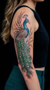 Female half sleeve tattoos - Female classy half sleeve tattoo - Classy female sleeve tattoos - Unique sleeve tattoos for females - Women sleeve tattoos with meaning - Cute sleeve tattoos for females