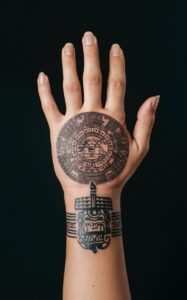 Aztec god tattoo small - Aztec god tattoo meanings - Aztec god tattoo ideas - aztec god of death tattoo - Aztec god tattoo sleeve - aztec sun god tattoo meaning