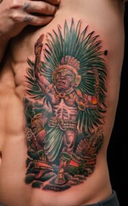 Aztec god tattoo small - Aztec god tattoo meanings - Aztec god tattoo ideas - aztec god of death tattoo - Aztec god tattoo sleeve - aztec sun god tattoo meaning