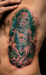 Aztec god tattoo small - Aztec god tattoo meanings - Aztec god tattoo ideas - aztec god of death tattoo - Aztec god tattoo sleeve - aztec sun god tattoo meaning