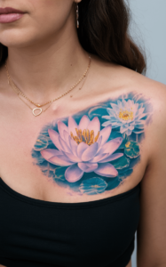 Flower cover up tattoo on arm - Flower cover up tattoo small - Flower cover up tattoo female - Rose flower cover up tattoo - Flower cover up tattoo on Shoulder - Lotus flower cover up tattoo