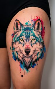 Geometric wolf tattoo meaning - Geometric wolf Tattoo Forearm - Geometric wolf tattoo small - Geometric wolf tattoo ideas - Geometric wolf tattoo Men - Geometric wolf tattoo chest