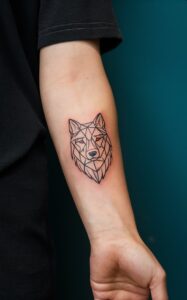 Geometric wolf tattoo meaning - Geometric wolf Tattoo Forearm - Geometric wolf tattoo small - Geometric wolf tattoo ideas - Geometric wolf tattoo Men - Geometric wolf tattoo chest