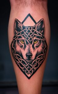 Geometric wolf tattoo meaning - Geometric wolf Tattoo Forearm - Geometric wolf tattoo small - Geometric wolf tattoo ideas - Geometric wolf tattoo Men - Geometric wolf tattoo chest