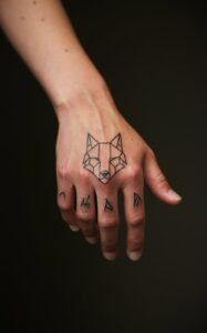 Geometric wolf tattoo meaning - Geometric wolf Tattoo Forearm - Geometric wolf tattoo small - Geometric wolf tattoo ideas - Geometric wolf tattoo Men - Geometric wolf tattoo chest