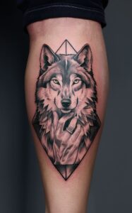 Geometric wolf tattoo meaning - Geometric wolf Tattoo Forearm - Geometric wolf tattoo small - Geometric wolf tattoo ideas - Geometric wolf tattoo Men - Geometric wolf tattoo chest