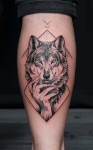 Geometric wolf tattoo meaning - Geometric wolf Tattoo Forearm - Geometric wolf tattoo small - Geometric wolf tattoo ideas - Geometric wolf tattoo Men - Geometric wolf tattoo chest