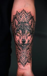 Geometric wolf tattoo meaning - Geometric wolf Tattoo Forearm - Geometric wolf tattoo small - Geometric wolf tattoo ideas - Geometric wolf tattoo Men - Geometric wolf tattoo chest