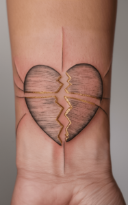 Kintsugi tattoo word - Kintsugi tattoo symbol - Kintsugi tattoo ideas - Kintsugi tattoo minimalist - Kintsugi tattoo artist - Kintsugi tattoo heart