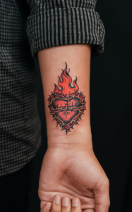 sacred heart tattoo meaning - Sacred heart tattoo designs - Sacred heart tattoo female - sacred heart tattoo small - sacred heart tattoo studio - sacred heart tattoo on hand