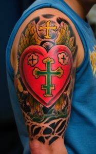 sacred heart tattoo meaning - Sacred heart tattoo designs - Sacred heart tattoo female - sacred heart tattoo small - sacred heart tattoo studio - sacred heart tattoo on hand