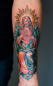 sacred heart tattoo meaning - Sacred heart tattoo designs - Sacred heart tattoo female - sacred heart tattoo small - sacred heart tattoo studio - sacred heart tattoo on hand