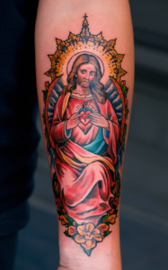 sacred heart tattoo meaning - Sacred heart tattoo designs - Sacred heart tattoo female - sacred heart tattoo small - sacred heart tattoo studio - sacred heart tattoo on hand