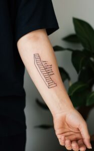 Stairway to heaven tattoo small - Stairway to heaven tattoo half sleeve- Stairway to heaven tattoo meaning - Stairway to heaven tattoo female - Stairway to heaven tattoo Forearm - Stairway to heaven tattoo inner Arm