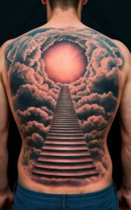 Stairway to heaven tattoo small - Stairway to heaven tattoo half sleeve- Stairway to heaven tattoo meaning - Stairway to heaven tattoo female - Stairway to heaven tattoo Forearm - Stairway to heaven tattoo inner Arm