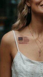 American flag shoulder tattoos men American flag shoulder tattoos male American flag tattoo black and white American flag shoulder tattoos for guys American flag shoulder tattoos meaning American flag tattoos