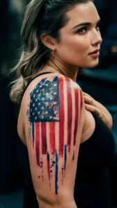 American flag shoulder tattoos men American flag shoulder tattoos male American flag tattoo black and white American flag shoulder tattoos for guys American flag shoulder tattoos meaning American flag tattoos