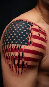 American flag shoulder tattoos men American flag shoulder tattoos male American flag tattoo black and white American flag shoulder tattoos for guys American flag shoulder tattoos meaning American flag tattoos