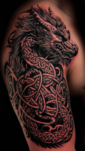 Dragon shoulder tattoos men Dragon shoulder tattoo Female Dragon shoulder tattoos meaning Dragon shoulder tattoos male Small dragon shoulder tattoo male Dragon Tattoo Shoulder to Chest