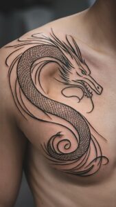 Dragon shoulder tattoos men Dragon shoulder tattoo Female Dragon shoulder tattoos meaning Dragon shoulder tattoos male Small dragon shoulder tattoo male Dragon Tattoo Shoulder to Chest