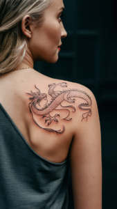 Dragon shoulder tattoos men Dragon shoulder tattoo Female Dragon shoulder tattoos meaning Dragon shoulder tattoos male Small dragon shoulder tattoo male Dragon Tattoo Shoulder to Chest