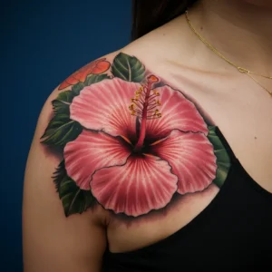 Hibiscus Flower Tattoos 1