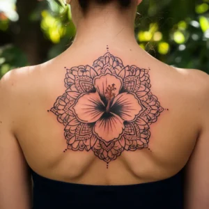 Hibiscus Flower Tattoos 10