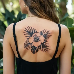 Hibiscus Flower Tattoos 17