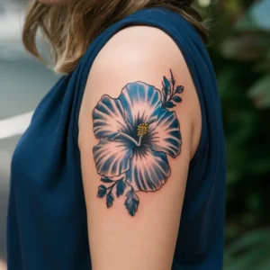 Hibiscus Flower Tattoos 21