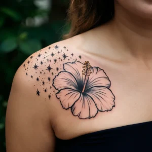 Hibiscus Flower Tattoos 23