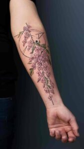 wisteria tattoo meaning Wisteria tattoos small Wisteria tattoos simple wisteria tattoo black and white wisteria tattoo design wisteria tattoo demon slayer