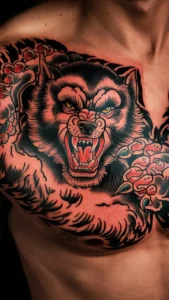 The power of werewolf chest tattoos male The power of werewolf chest tattoos for guys The power of werewolf chest tattoos small The power of werewolf chest tattoos meaning Wolf chest tattoo Male Wolf tattoo on chest meaning