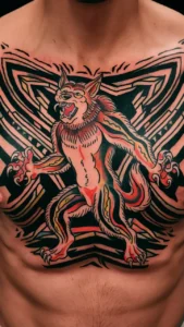 The power of werewolf chest tattoos male The power of werewolf chest tattoos for guys The power of werewolf chest tattoos small The power of werewolf chest tattoos meaning Wolf chest tattoo Male Wolf tattoo on chest meaning