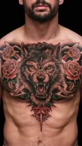 The power of werewolf chest tattoos male The power of werewolf chest tattoos for guys The power of werewolf chest tattoos small The power of werewolf chest tattoos meaning Wolf chest tattoo Male Wolf tattoo on chest meaning