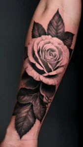 Black and white flower Tattoos for females Black and white flower tattoos small Black and white flower tattoos simple Black and white Flower Tattoos for guys Black and white flower tattoo with pop of color Black and white flower tattoos on hand