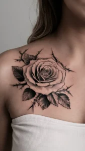 Black and white flower Tattoos for females Black and white flower tattoos small Black and white flower tattoos simple Black and white Flower Tattoos for guys Black and white flower tattoo with pop of color Black and white flower tattoos on hand