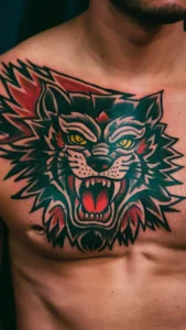 The power of werewolf chest tattoos male The power of werewolf chest tattoos for guys The power of werewolf chest tattoos small The power of werewolf chest tattoos meaning Wolf chest tattoo Male Wolf tattoo on chest meaning