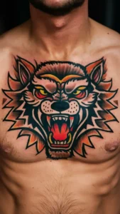 The power of werewolf chest tattoos male The power of werewolf chest tattoos for guys The power of werewolf chest tattoos small The power of werewolf chest tattoos meaning Wolf chest tattoo Male Wolf tattoo on chest meaning