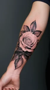 Black and white flower Tattoos for females Black and white flower tattoos small Black and white flower tattoos simple Black and white Flower Tattoos for guys Black and white flower tattoo with pop of color Black and white flower tattoos on hand