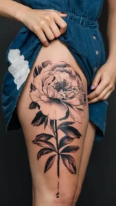 Black and white flower Tattoos for females Black and white flower tattoos small Black and white flower tattoos simple Black and white Flower Tattoos for guys Black and white flower tattoo with pop of color Black and white flower tattoos on hand