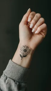 Black and white flower Tattoos for females Black and white flower tattoos small Black and white flower tattoos simple Black and white Flower Tattoos for guys Black and white flower tattoo with pop of color Black and white flower tattoos on hand