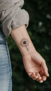 Black and white flower Tattoos for females Black and white flower tattoos small Black and white flower tattoos simple Black and white Flower Tattoos for guys Black and white flower tattoo with pop of color Black and white flower tattoos on hand